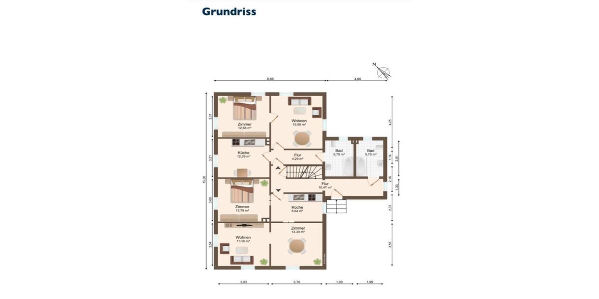 Mehrfamilienhaus, Wohnhaus Delitzsch - 13 Zimmer, 201 m&sup2;, 449.000&euro; | Angebot:26412564