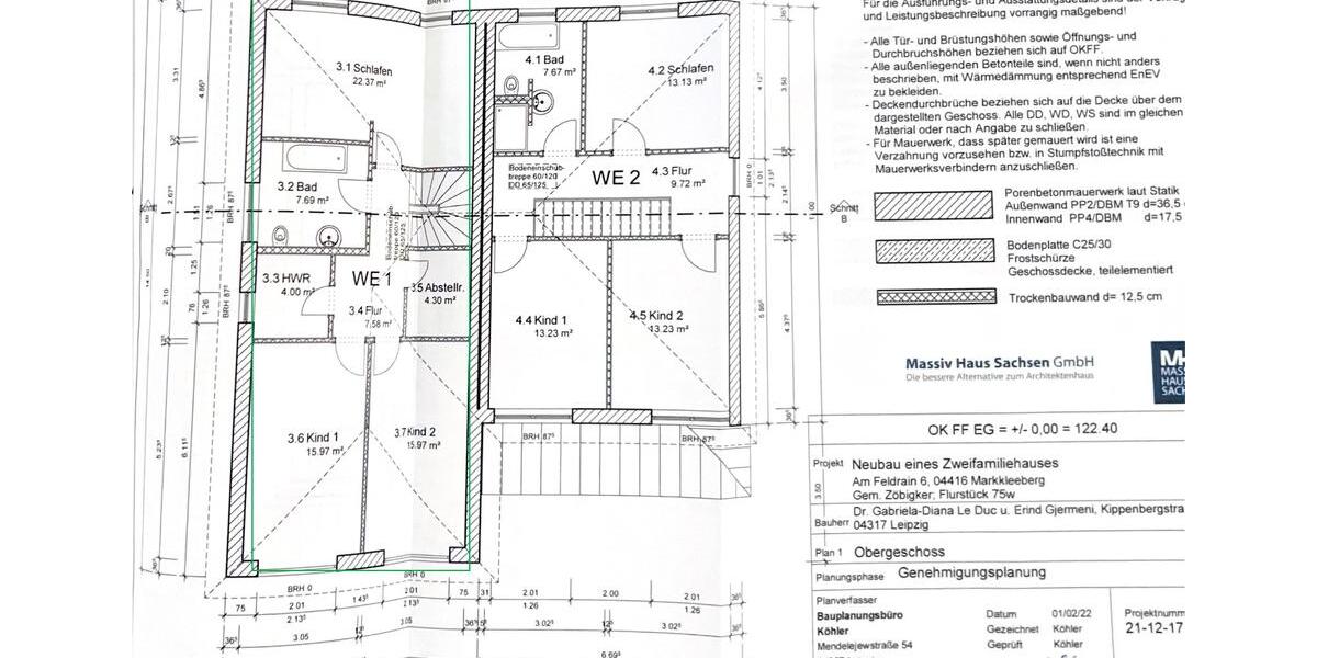 Doppelhaushälfte Markkleeberg - 5 Zimmer, 180 m&sup2;, 2.850&euro; | Angebot:25048211