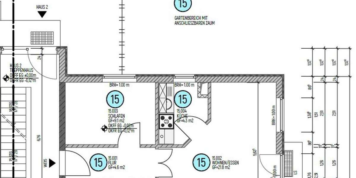 Gewerbe- Wohneinheit mit Gartenanteil & Stellplatz im beliebten Leipzig-Gohlis 2 zimmer