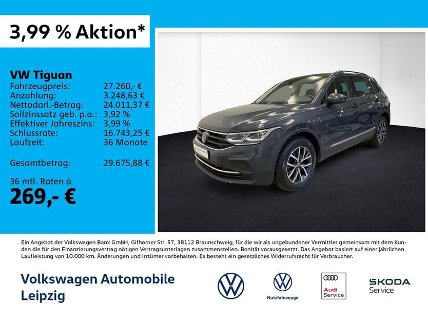 VW Tiguan 56.915 km 27.260 € Leipzig 04178
