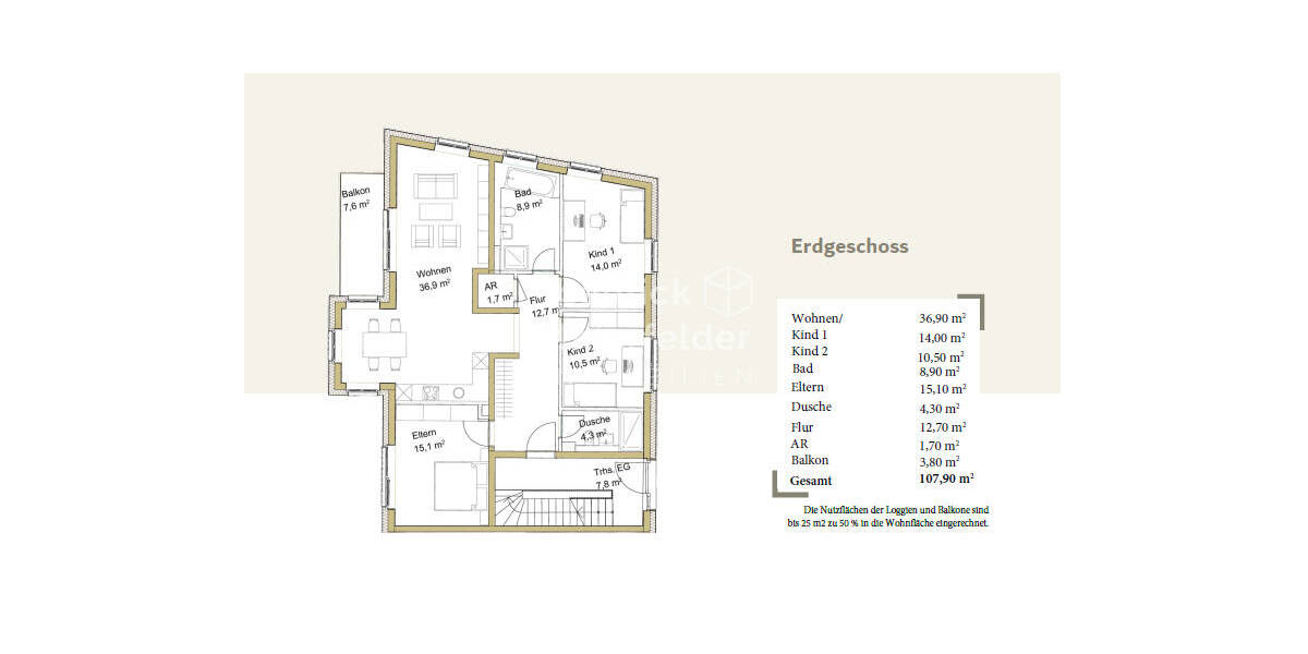 Etagenwohnung Leipzig / Mölkau Mölkau - 4 Zimmer, 92 m&sup2;, 445.000&euro; | Angebot:21962957