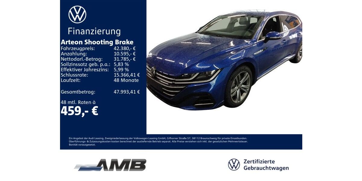 VW Arteon 11.280 km 42.380 € Borna 04552