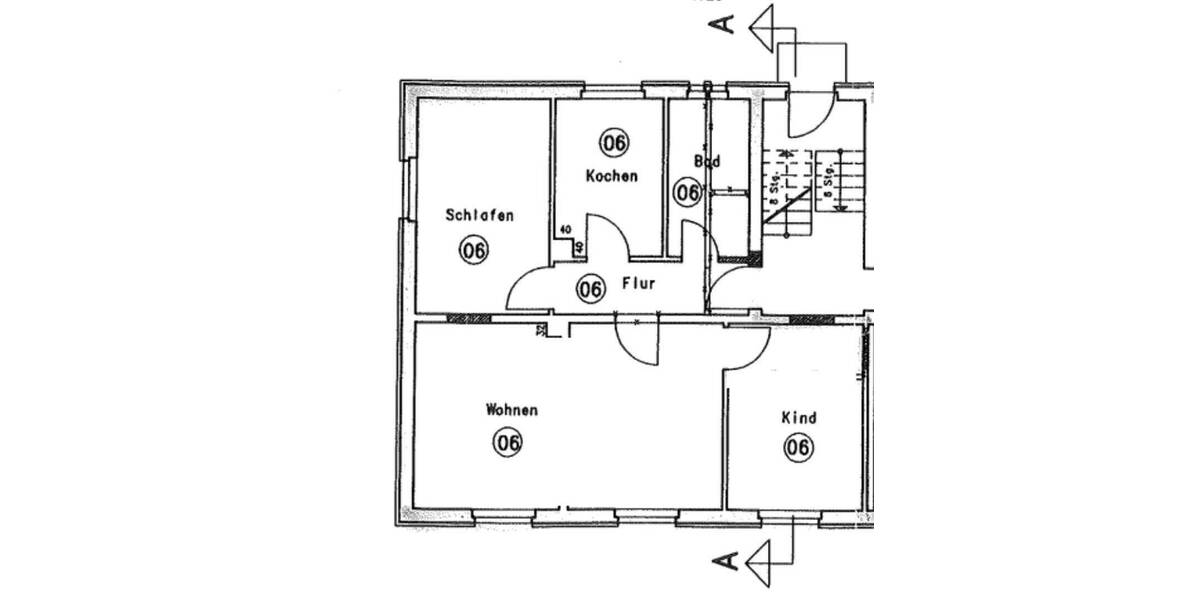 Etagenwohnung Zwenkau Kotzschbar - 3 Zimmer, 65 m&sup2;, 560&euro; | Angebot:25775594