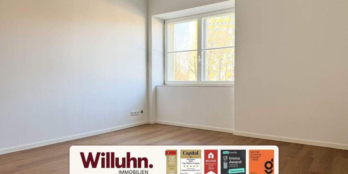 Etagenwohnung Leipzig Schönefeld-Ost - 2 Zimmer, 63 m&sup2;, 645&euro; | Angebot:25909267