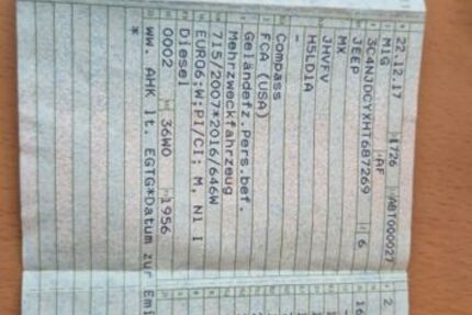 Jeep Compass 99.000 km 15.500 &euro; leipzig 04177