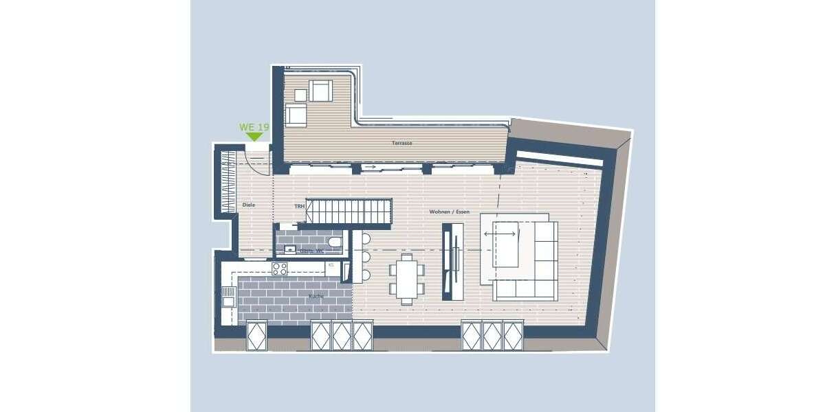 Lichtdurchflutete 195 m² Penthouse-Wohnung in Bestlage 5 zimmer