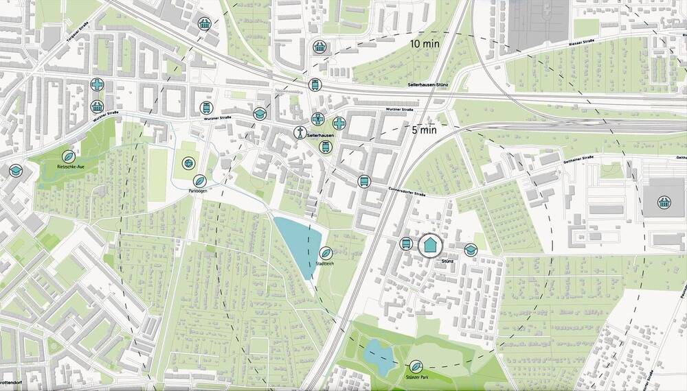 Etagenwohnung Leipzig Sellerhausen-Stünz - 3 Zimmer, 61 m&sup2;, 318.800&euro; | Angebot:25702928