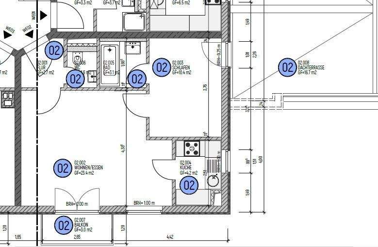 Etagenwohnung Leipzig Gohlis-Mitte - 2 Zimmer, 47 m&sup2;, 165.000&euro; | Angebot:26017835