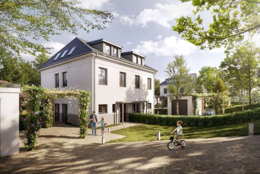 Jetzt 4,3% Rendite + Steuervorteil mit 5% AfA sichern: Doppelhaushälfte stadtnah & im Grünen 5.5 zimmer