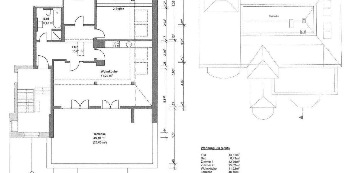 Terrassenwohnung Leipzig Zentrum-Nordwest - 3 Zimmer, 122 m&sup2;, 649.000&euro; | Angebot:25835305