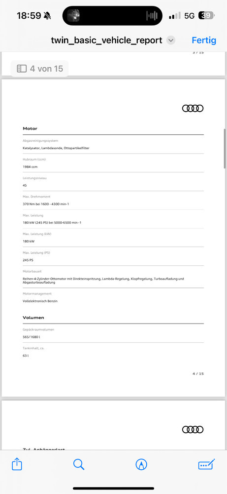 Audi A6 Avant 60.000 km 48.000 € Neukieritzsch 04575