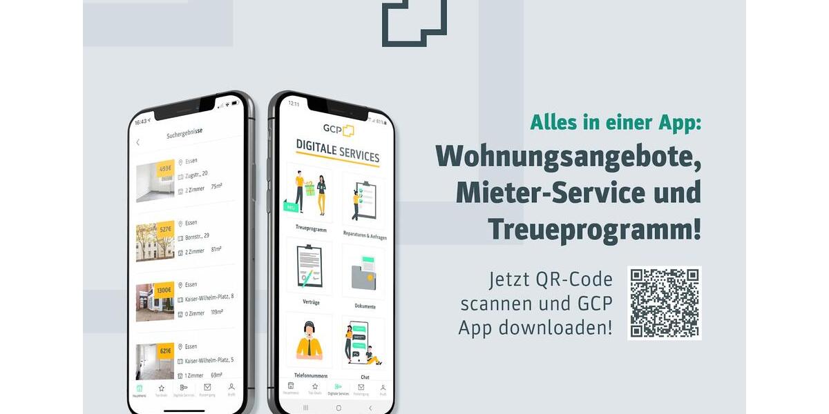 Erdgeschoßwohnung Leipzig Lausen-Grünau - 3 Zimmer, 68 m&sup2;, 525&euro; | Angebot:26068182