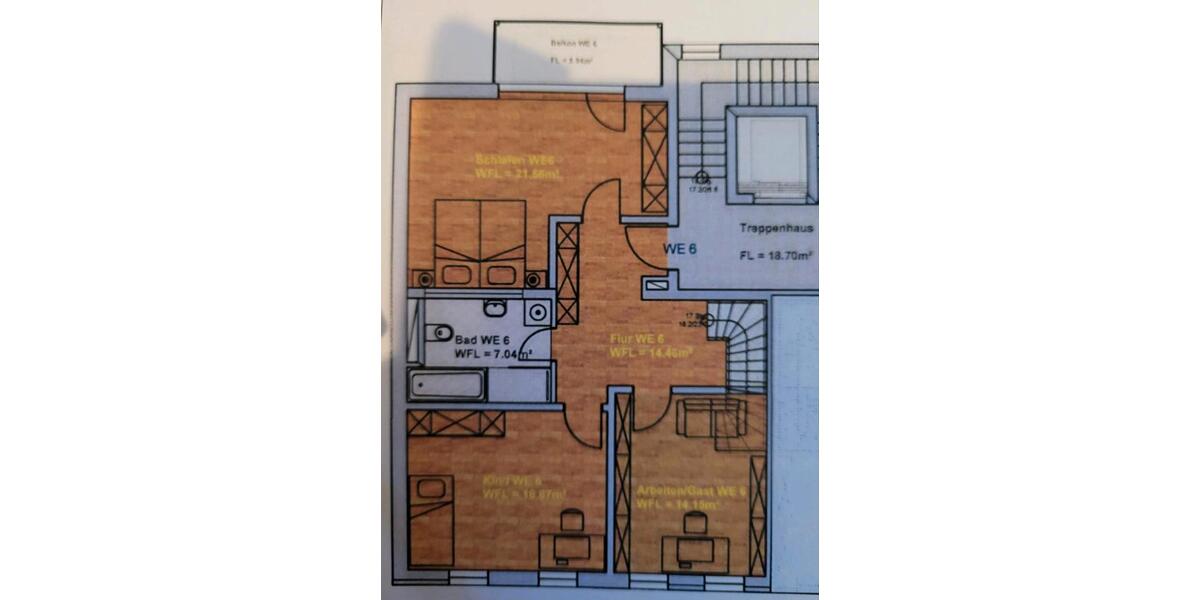 Dachgeschoßwohnung Leipzig Nordost - 4 Zimmer, 140 m&sup2;, 1.990&euro; | Angebot:25895805