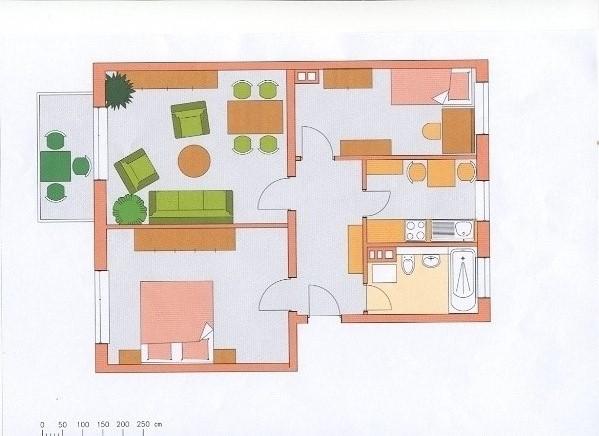 Etagenwohnung Wurzen - 2.5 Zimmer, 60 m&sup2;, 375&euro; | Angebot:25920170