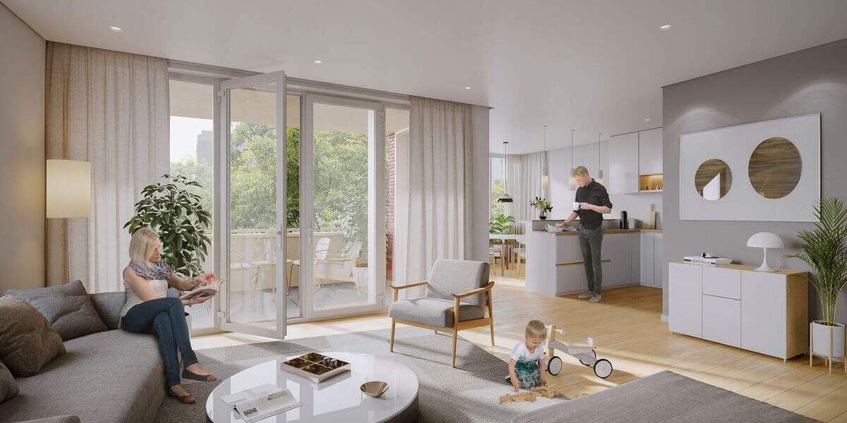 Etagenwohnung Leipzig Schleußig - 2 Zimmer, 48 m&sup2;, 255.000&euro; | Angebot:26016971