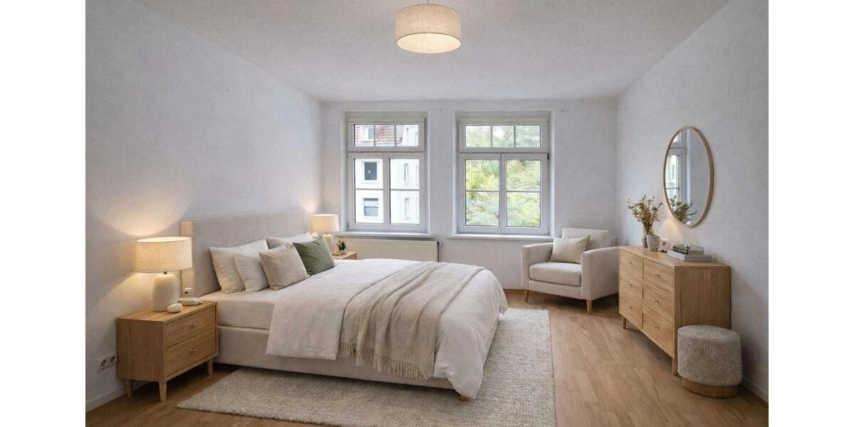 Erdgeschoßwohnung Leipzig Südwest - 3 Zimmer, 74 m&sup2;, 1.059&euro; | Angebot:24749302