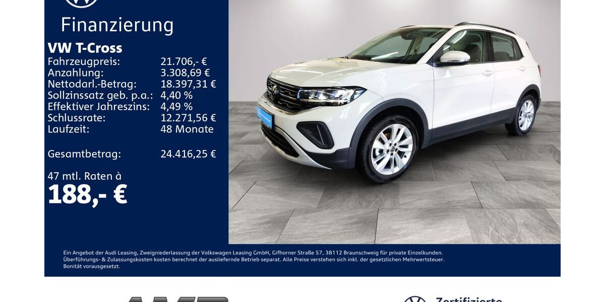 VW T-Cross 7.990 km 21.280 &euro; Borna 04552