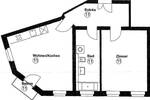 Etagenwohnung Leipzig Altlindenau - 2 Zimmer, 60 m&sup2;, 800&euro; | Angebot:26909086