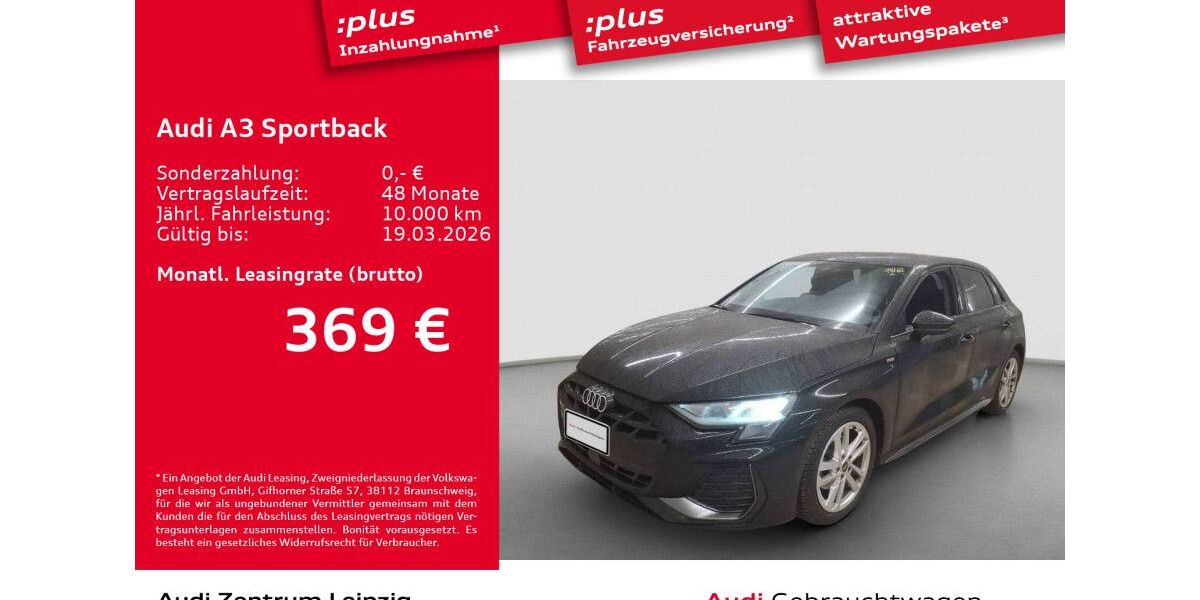 Audi A3 21.540 km 36.550 &euro; Leipzig 04129