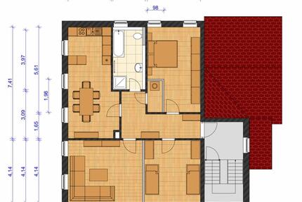 Wohnung Grimma - 3 Zimmer, 99 m&sup2;, 750&euro; | Angebot:26340981