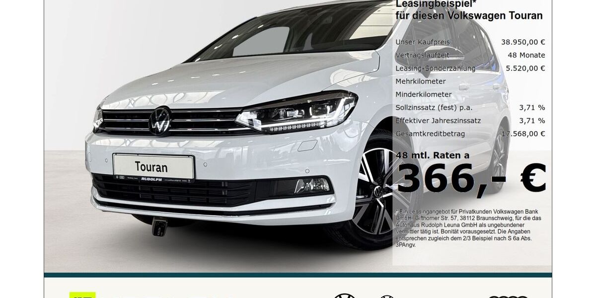 VW Touran 7.000 km 34.730 &euro; Leuna 06237