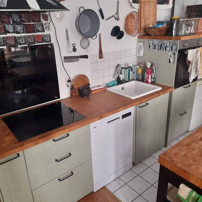 LEIBNIZSTRASSE -WALDSTRASSENVIERTEL | tolle 2 Raum-Whg. * Terrasse* offene Küche*