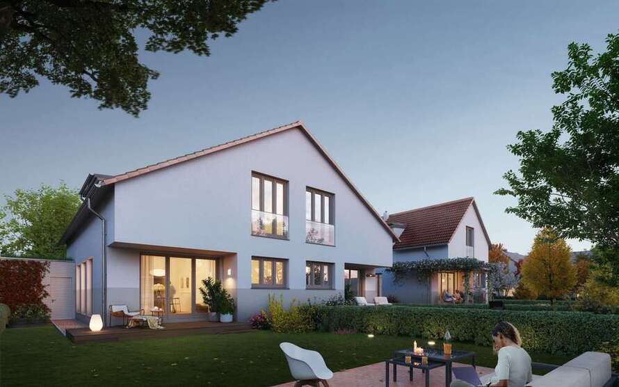 Wohnen, wo andere Golf spielen - Doppelhaushälfte mit Terrasse & Garten 5 zimmer