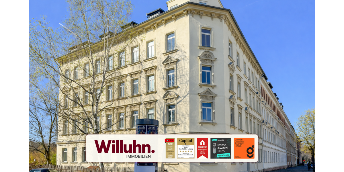 Etagenwohnung Leipzig Nordwest - 4 Zimmer, 106 m&sup2;, 389.000&euro; | Angebot:25424480