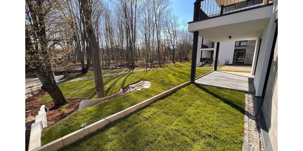 NEUBAU NÄHE RBL STADION mit 5-Zimmern 70m² WOHNEN 2 x TERRASSEN BLICK in den AUENWALD KAMIN 2 x TG-SP 5 zimmer