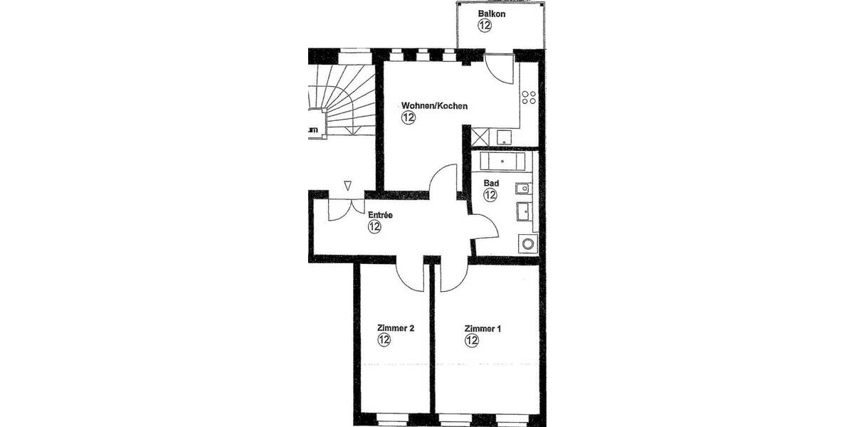 Etagenwohnung Leipzig Altlindenau - 3 Zimmer, 66 m&sup2;, 890&euro; | Angebot:26920269
