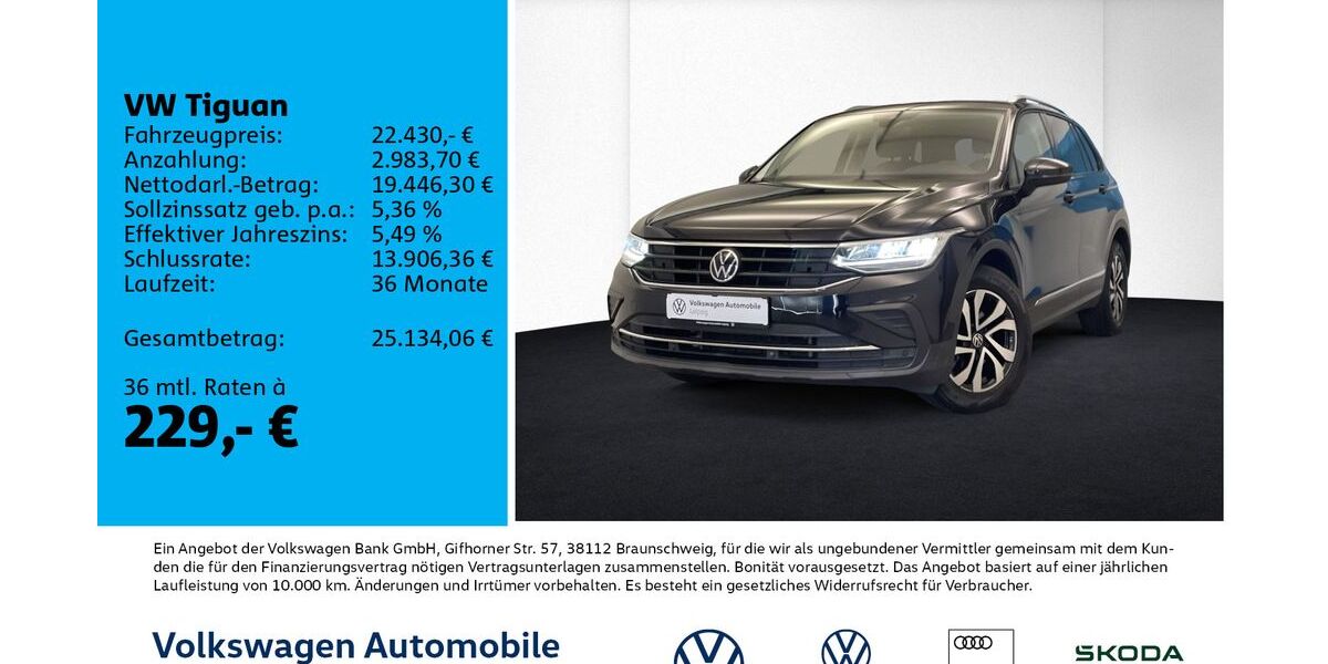 VW Tiguan 39.319 km 21.970 &euro; Leipzig 04277