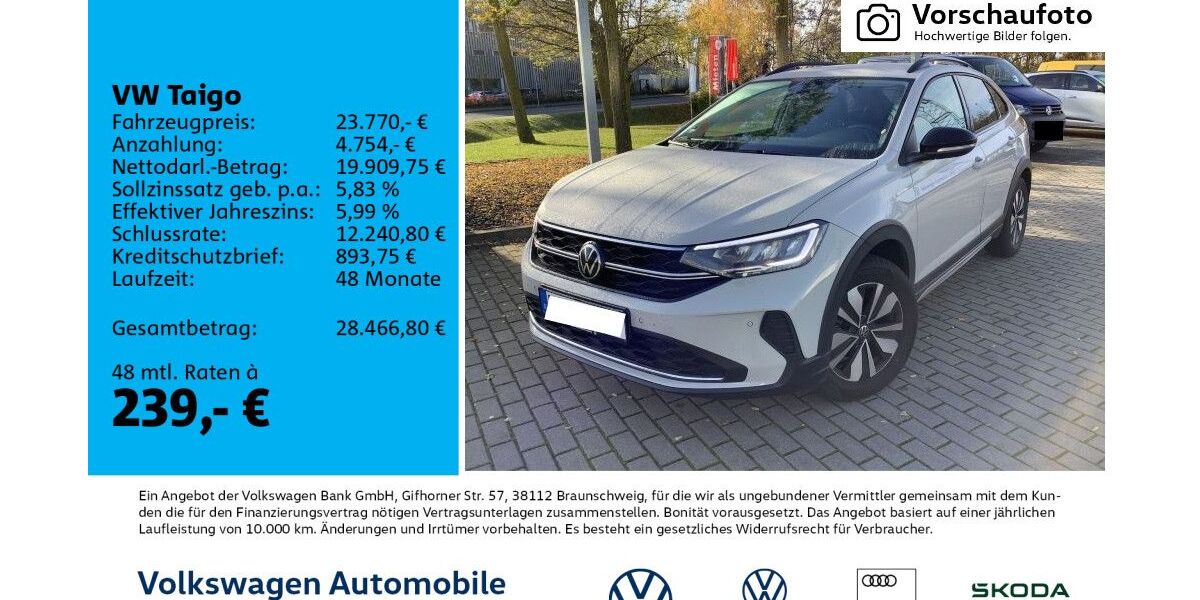 VW Taigo 8.500 km 23.770 &euro; Leipzig 04277