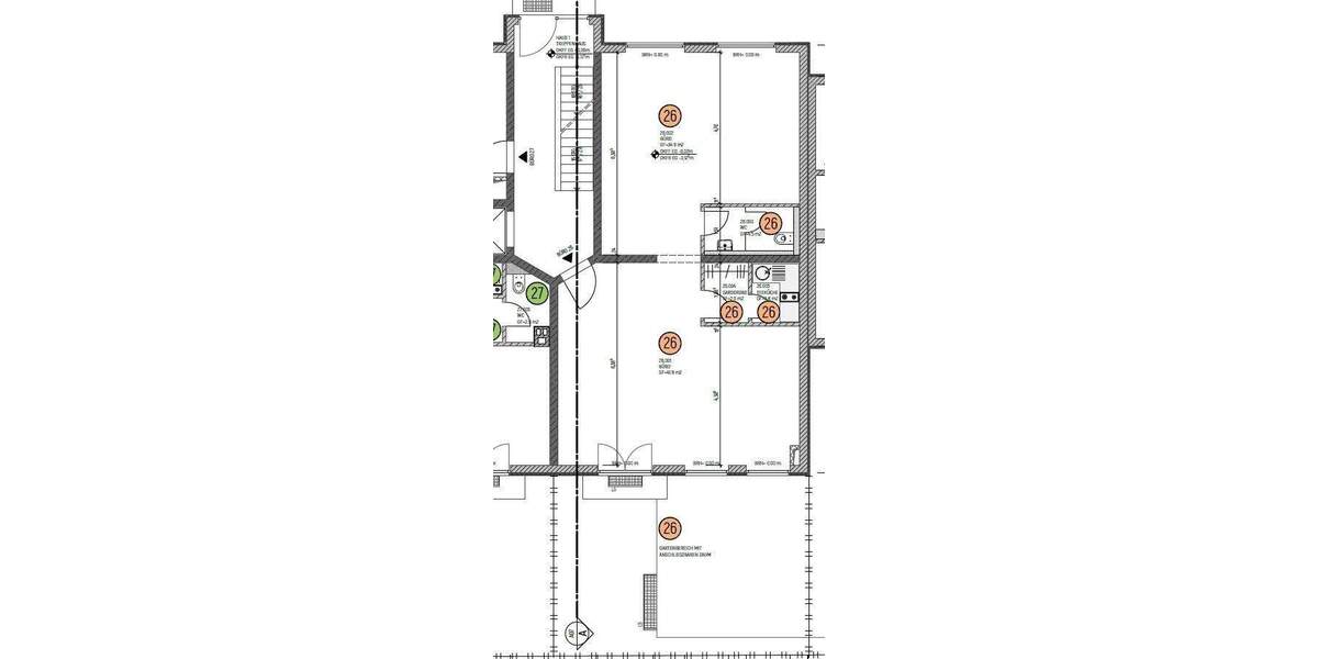 Etagenwohnung Leipzig Gohlis-Mitte - 3 Zimmer, 80 m&sup2;, 270.000&euro; | Angebot:26043613