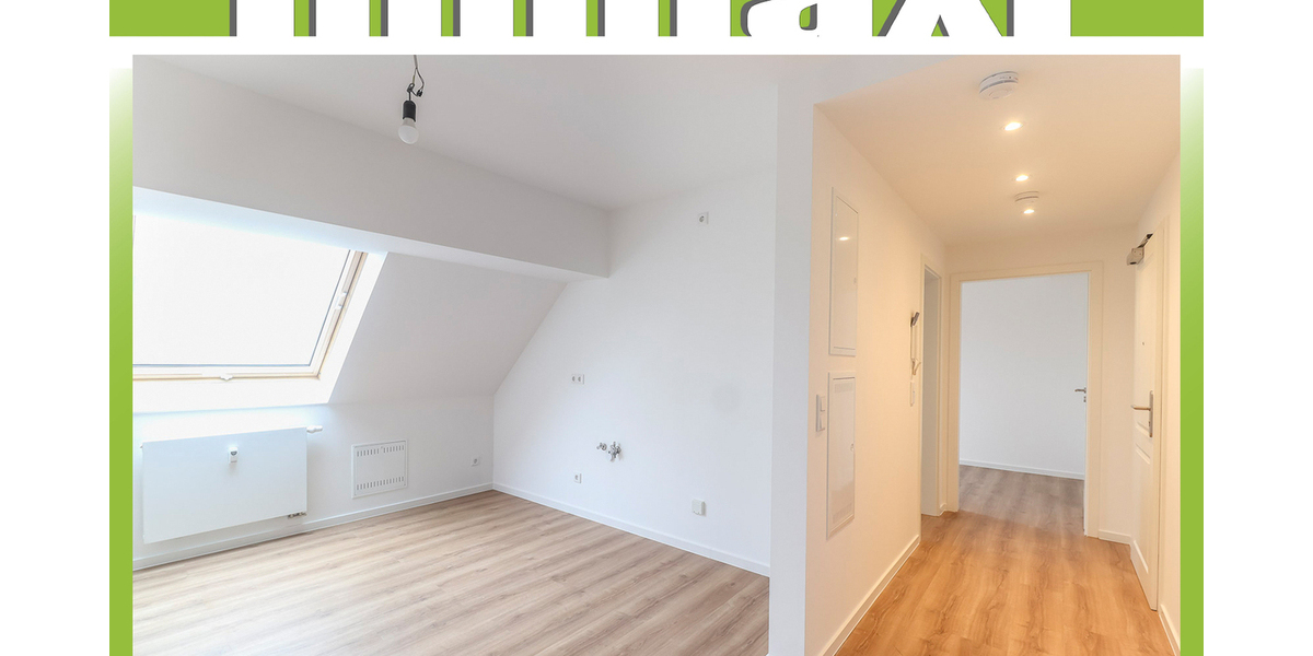 AB JUNI + EUTRITZSCH + 1 ZIMMER MIETWOHNUNG + DACHGESCHOSS - Dachgeschoßwohnung Leipzig Eutritzsch | Angebot:26659906