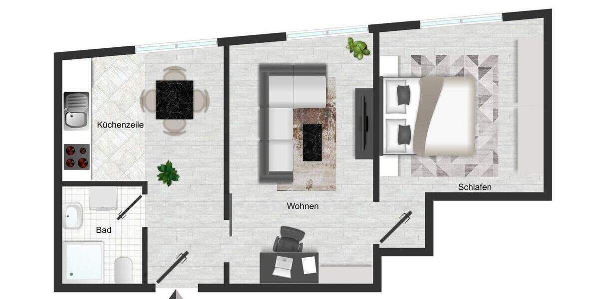 Einfamilienhaus Leipzig Zentrum-Nord - 2 Zimmer, 180.000&euro; | Angebot:25673829