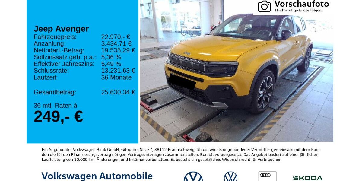 Jeep Avenger 18.510 km 22.970 &euro; Leipzig 04277