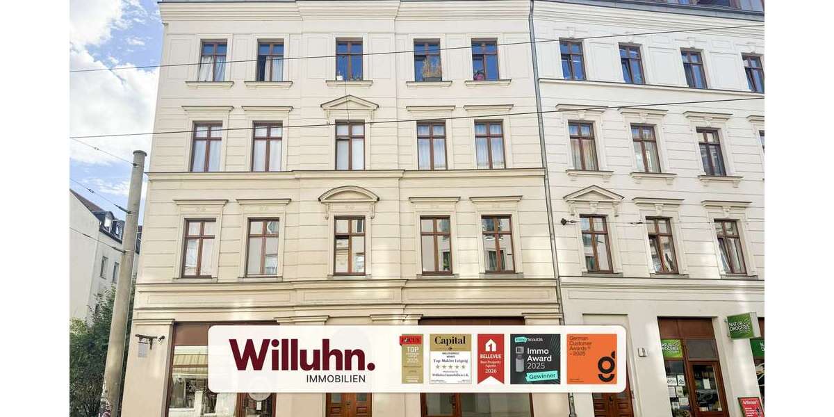 Etagenwohnung Leipzig Mitte - 2 Zimmer, 74 m&sup2;, 670&euro; | Angebot:26889322