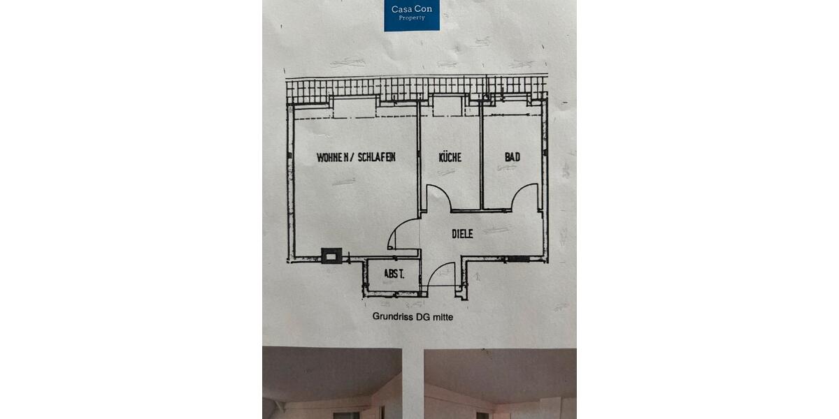 Dachgeschoßwohnung Leipzig Südost - 1 Zimmer, 42 m&sup2;, 425&euro; | Angebot:25513562