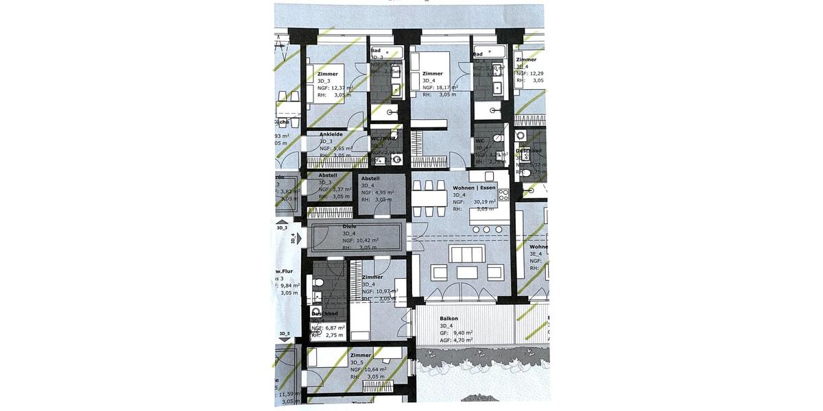 Etagenwohnung Leipzig Nord - 3.5 Zimmer, 100 m&sup2;, 520.000&euro; | Angebot:25740998