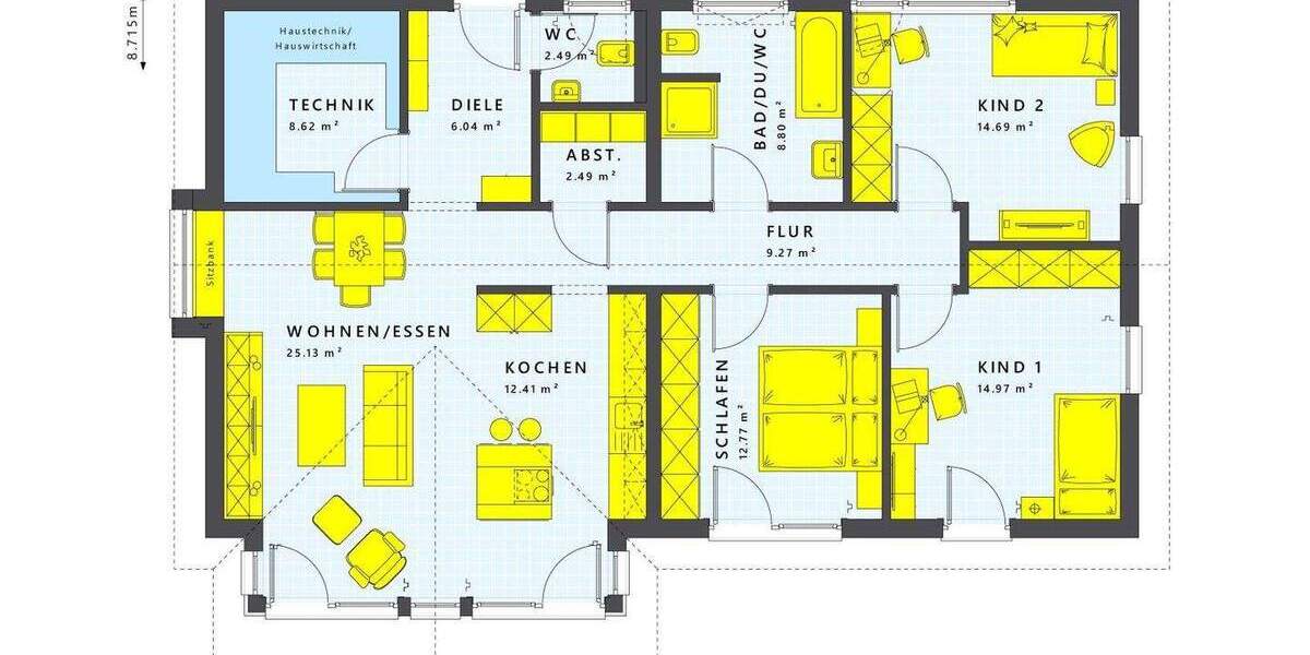 Mehrfamilienhaus, Wohnhaus Wurzen Mühlbach - 4 Zimmer, 110 m&sup2;, 504.676&euro; | Angebot:25916288