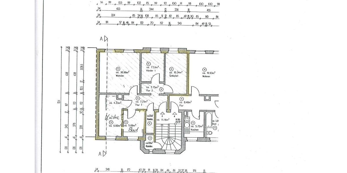 Etagenwohnung Leipzig Mitte - 3 Zimmer, 65 m&sup2;, 179.900&euro; | Angebot:26972791