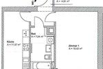 Etagenwohnung Leipzig Nordost - 1 Zimmer, 45 m&sup2;, 422&euro; | Angebot:26435038