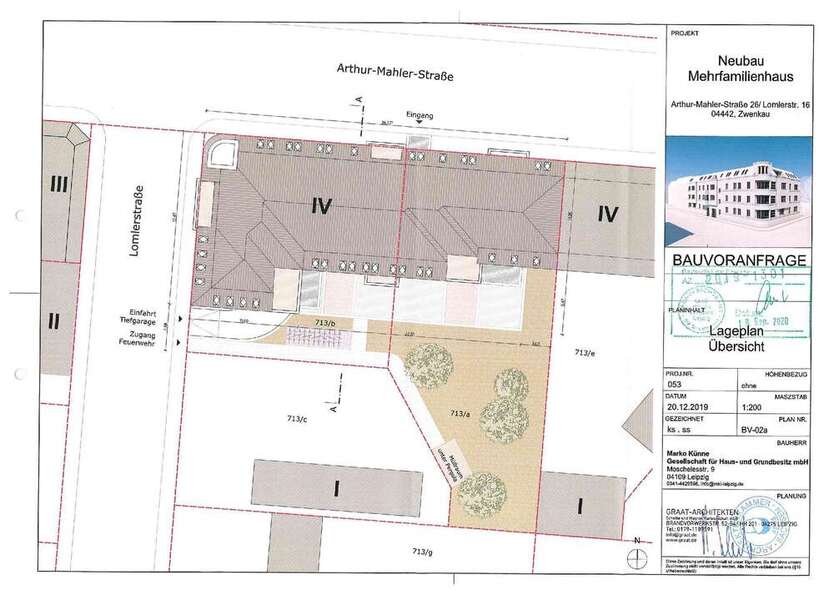 Grundstück mit Projektierung+positiver Bauvoranfrage für ca. 1.500 m² Wohnfläche zimmer