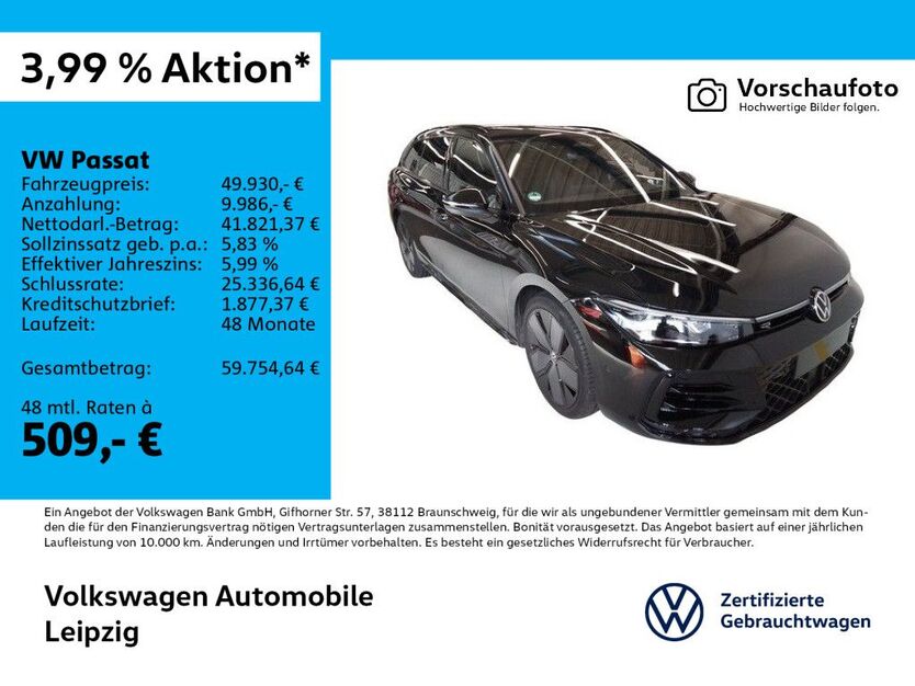 VW Passat Variant 5.902 km 49.930 € Leipzig 04277