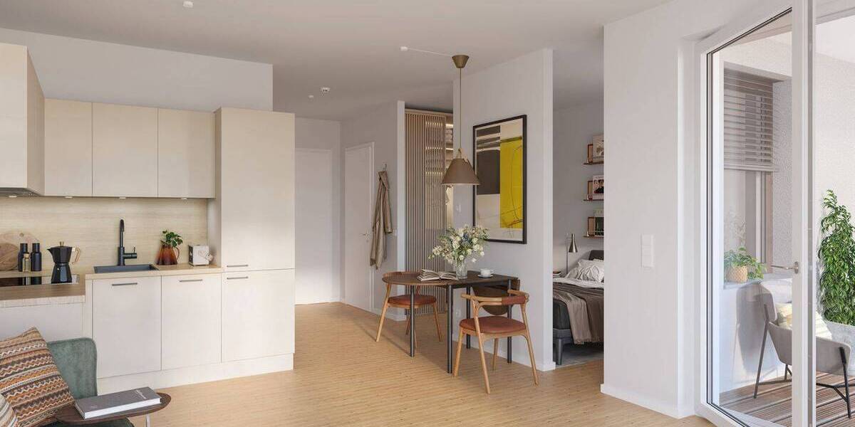 Etagenwohnung Naunhof - 2 Zimmer, 57 m&sup2;, 295.000&euro; | Angebot:25804220