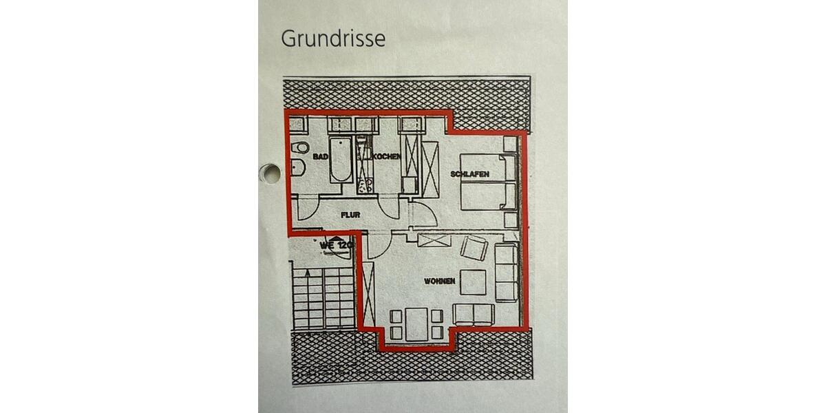 Dachgeschoßwohnung Groitzsch - 2 Zimmer, 45 m&sup2;, 327&euro; | Angebot:25418646