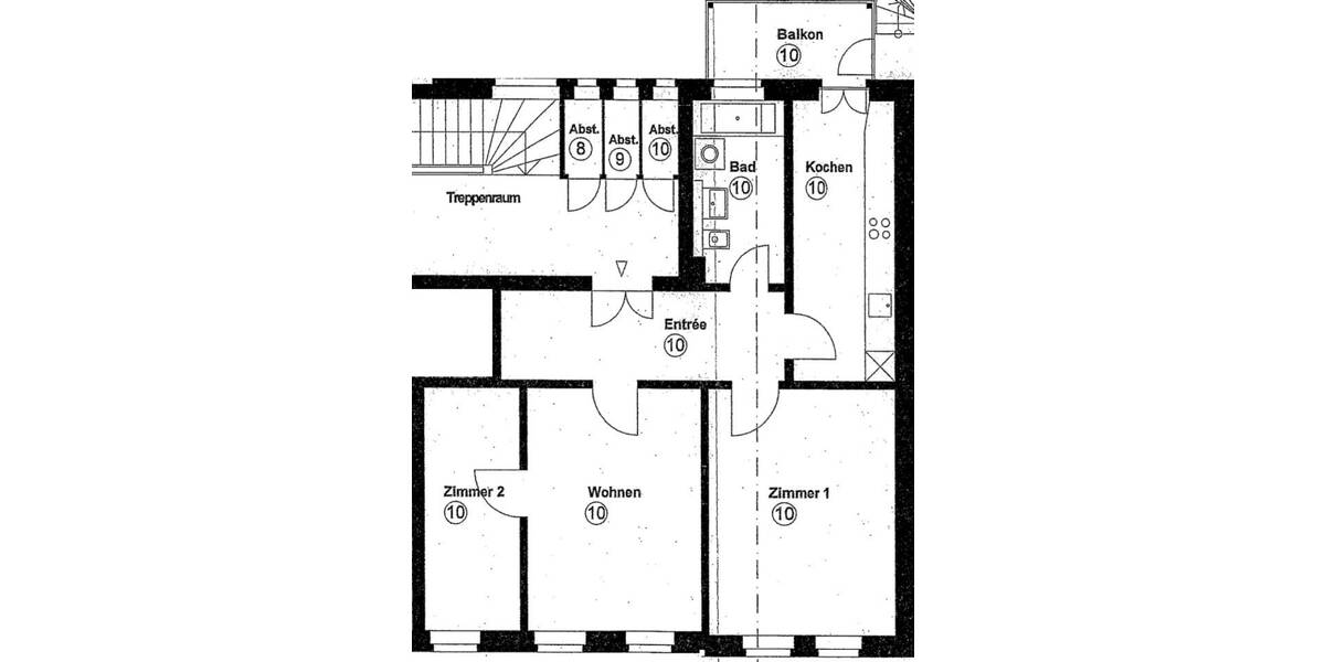 Was will man mehr? * Erstbezug * Parkett * Balkon * Fußbodenheizung * Wanne & Dusche * LED-Licht 3 zimmer