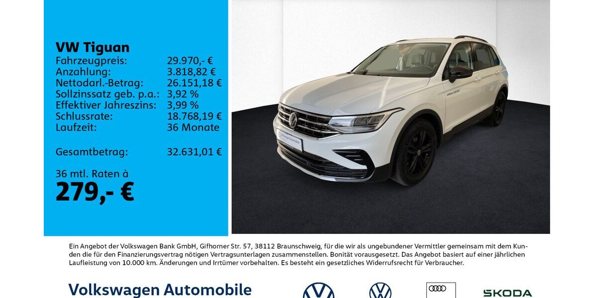 VW Tiguan 49.265 km 28.970 &euro; Leipzig 04277