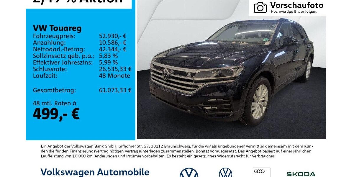 VW Touareg 25.528 km 52.930 &euro; Leipzig 04277