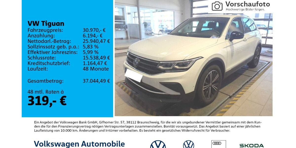 VW Tiguan 78.343 km 30.970 &euro; Leipzig 04277
